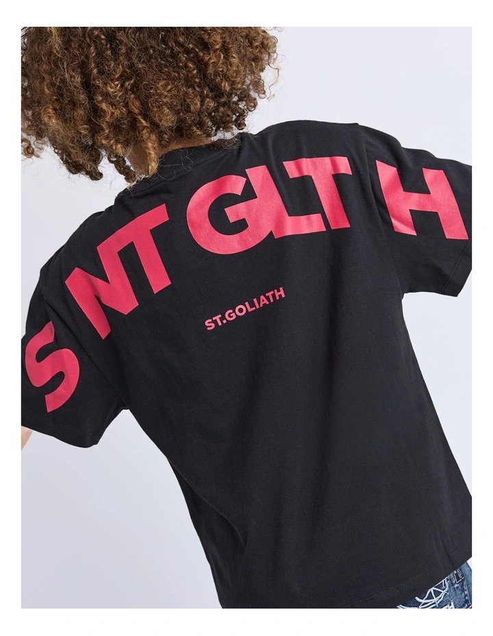 Influence Tee (8-16 Years) in Black image 6