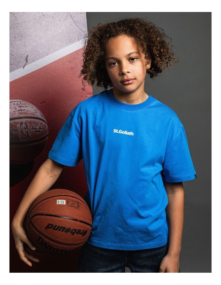 Influence Tee (8-16 Years) in Blue image 3