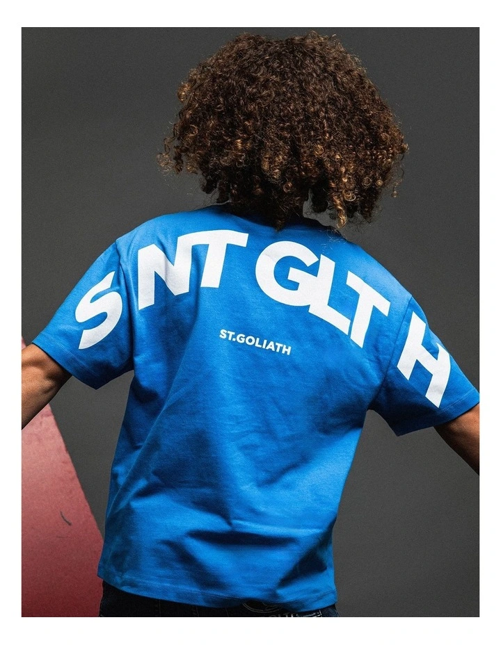 Influence Tee (8-16 Years) in Blue image 4