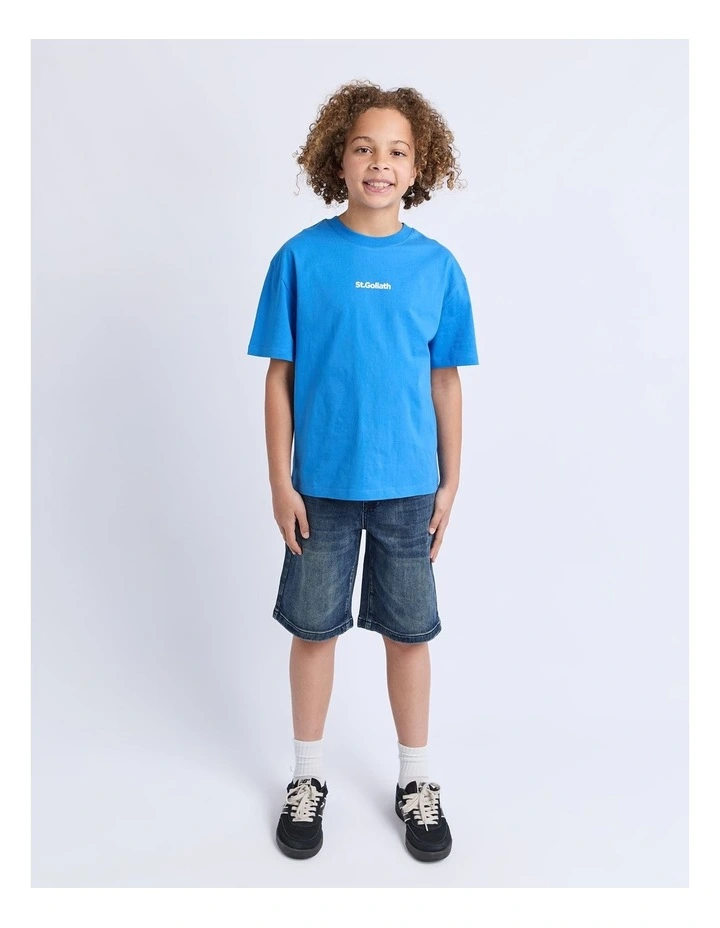 Influence Tee (8-16 Years) in Blue image 5