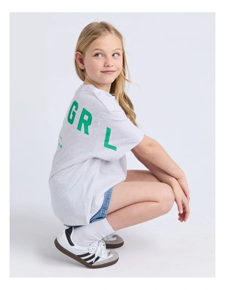 Performance Tee (8 - 16 Years) in Grey Marle image 4