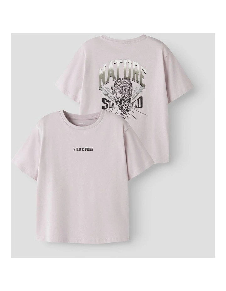 Beoa Printed T-shirt in Lilac image 1