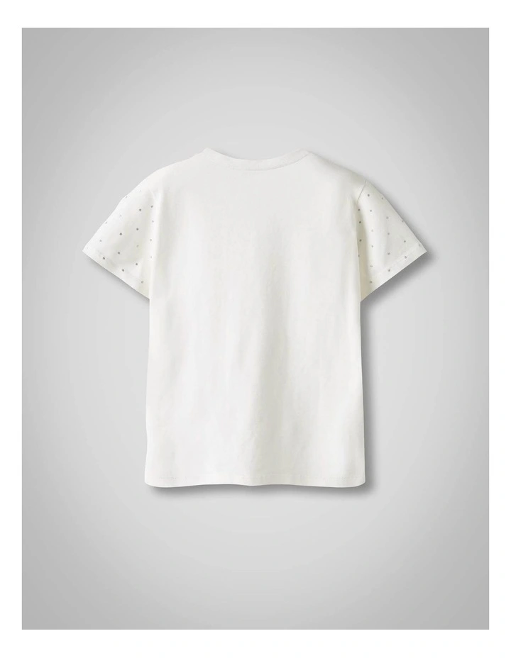 Ruaja Cotton T-Shirt in White image 2