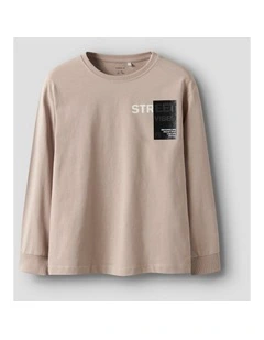 Sean Cotton Sweatshirt in Beige