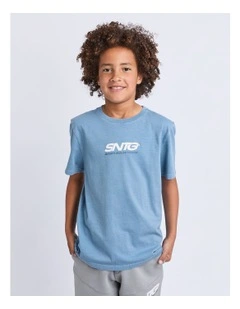 Challenger Tee (8-16 Years) in Blue