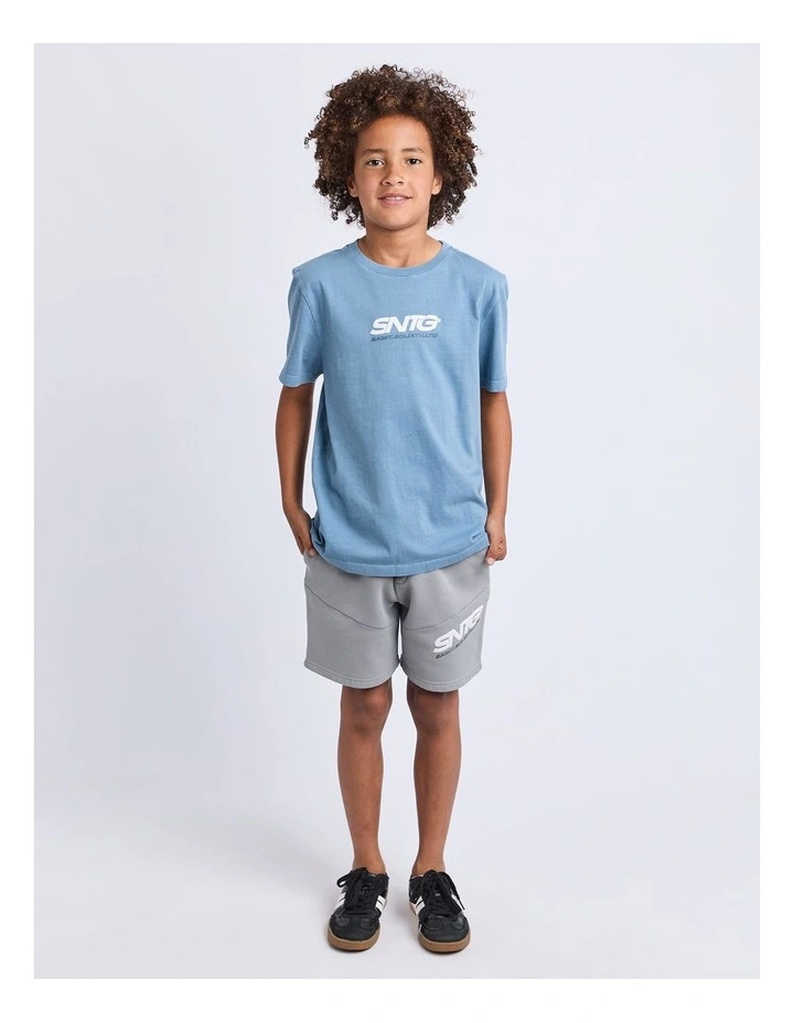 Challenger Tee (8-16 Years) in Blue image 3