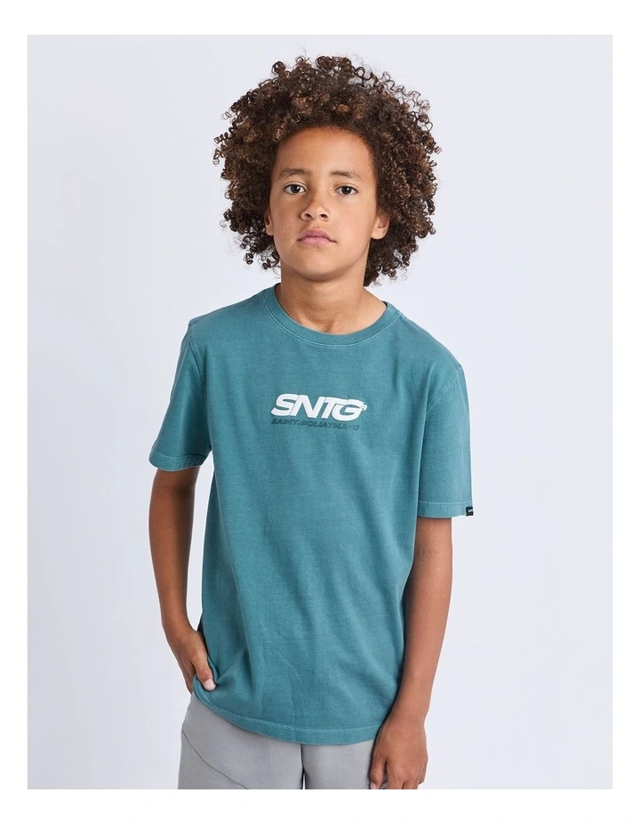 Challenger Tee (8-16 Years) in Green image 1