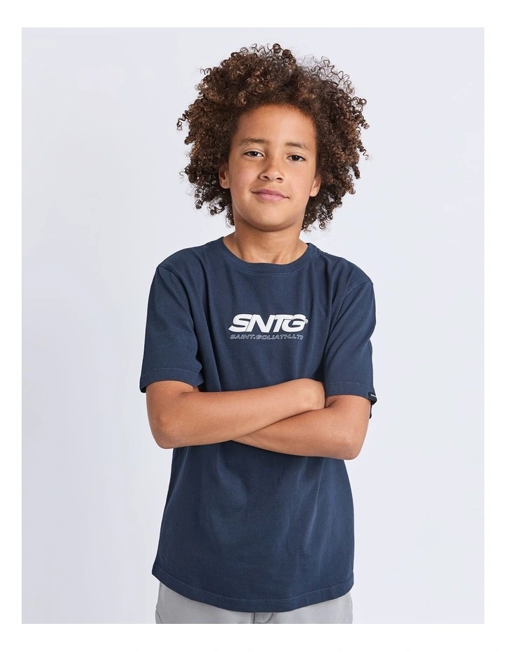 Challenger Tee (8-16 Years) in Blue image 1