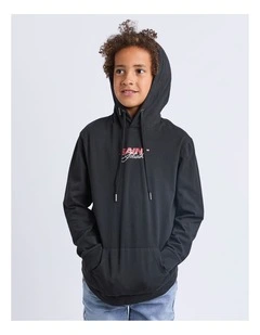 Legends Hooded Tee (8-16 Years) in Black