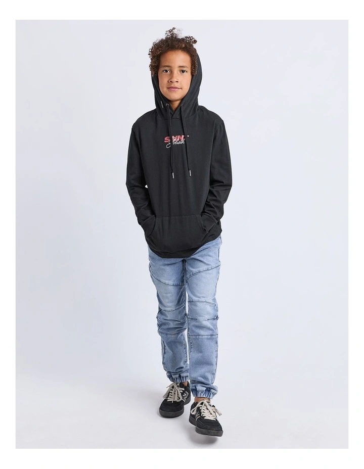 Legends Hooded Tee (8-16 Years) in Black image 3