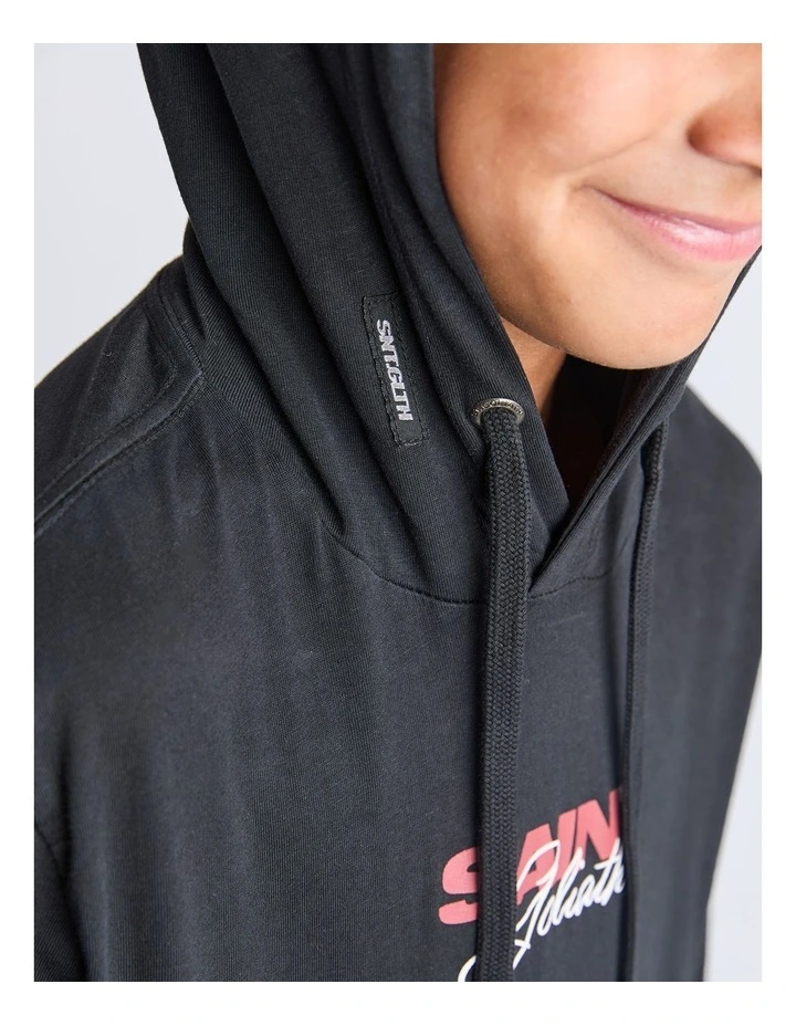 Legends Hooded Tee (8-16 Years) in Black image 4