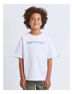 Logo Series Tee (8-16 Years) in White