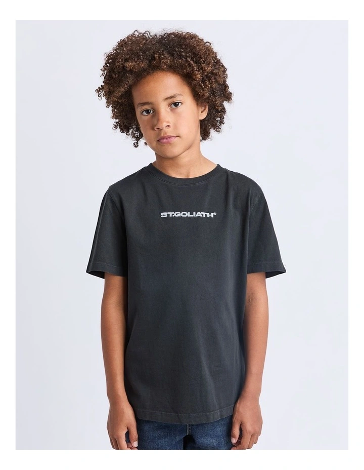 Foiled Tee (8-16 Years) in Black image 1