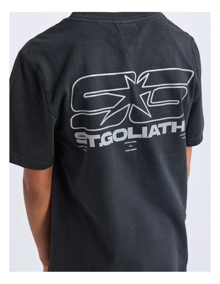 Foiled Tee (8-16 Years) in Black image 4