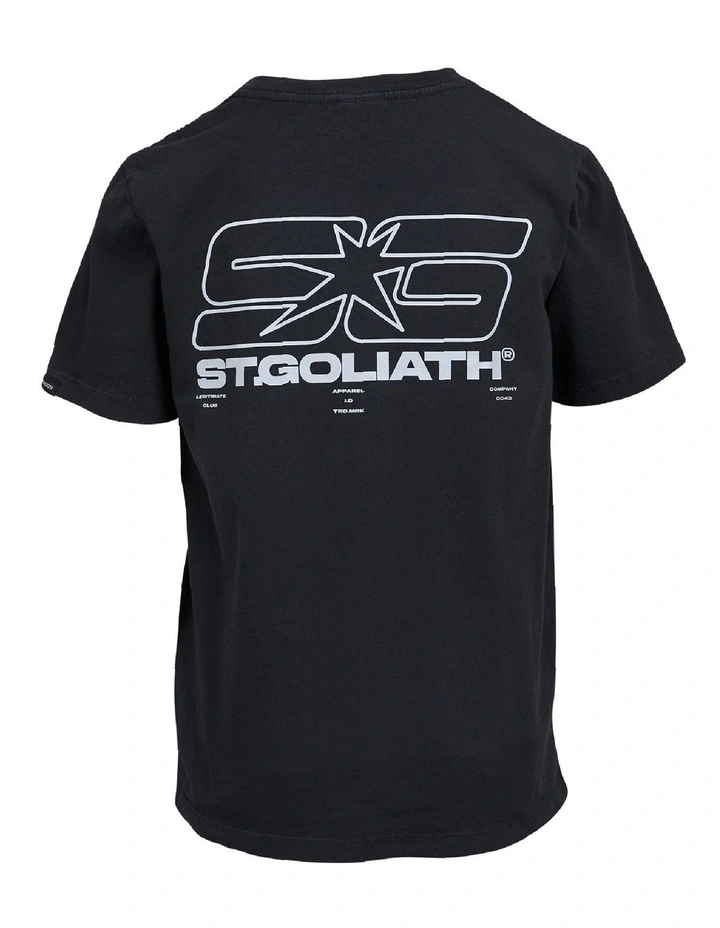 Foiled Tee (8-16 Years) in Black image 6