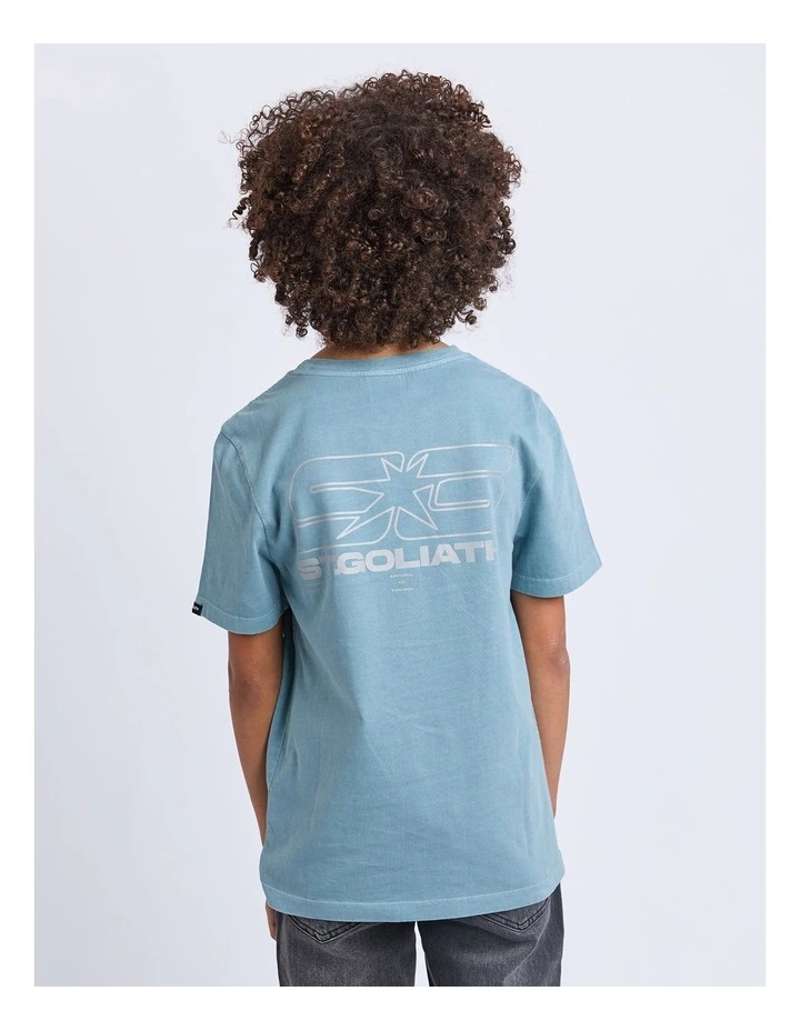 Foiled Tee (8-16 Years) in Blue image 2