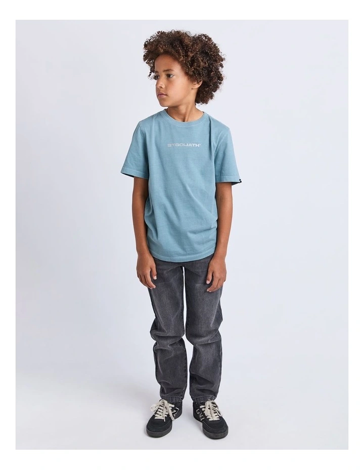Foiled Tee (8-16 Years) in Blue image 3