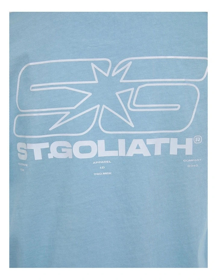 Foiled Tee (8-16 Years) in Blue image 7