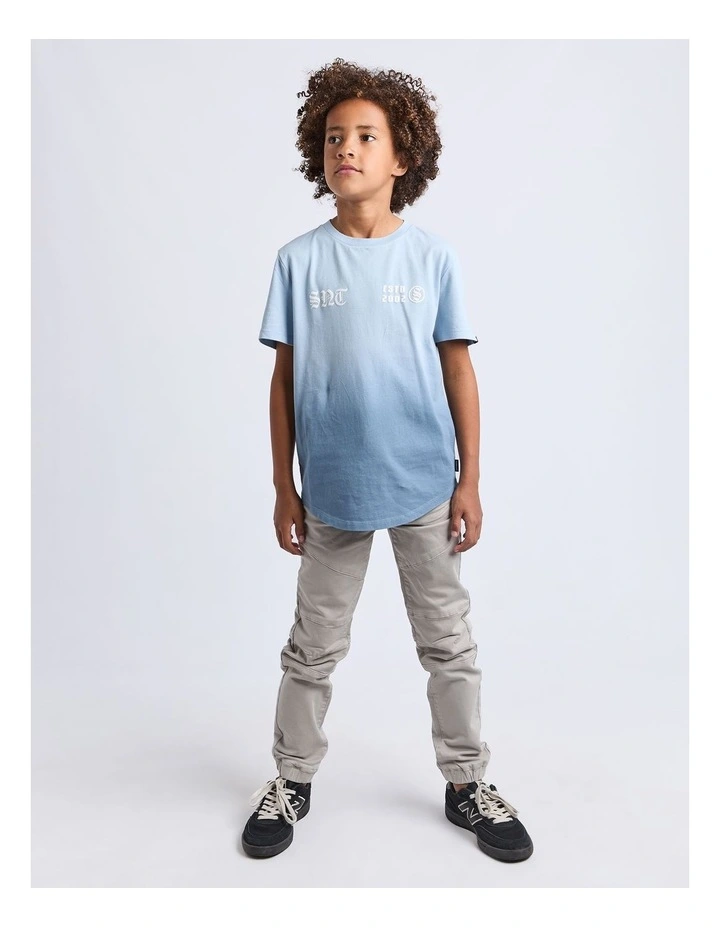 Two-Tone Tee (8-16 Years) in Blue image 3