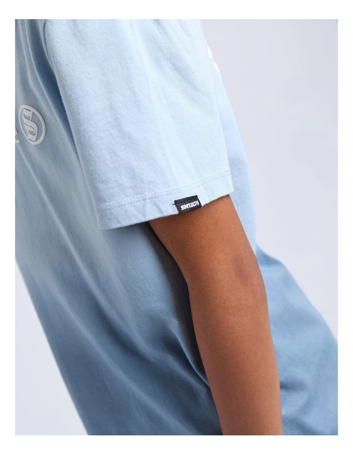 Two-Tone Tee (8-16 Years) in Blue image 4