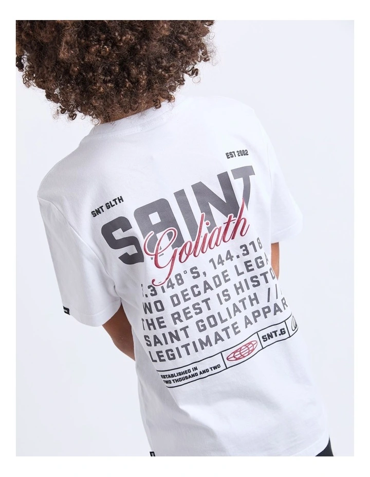 Upside Tee (8-16 Years) in White image 4