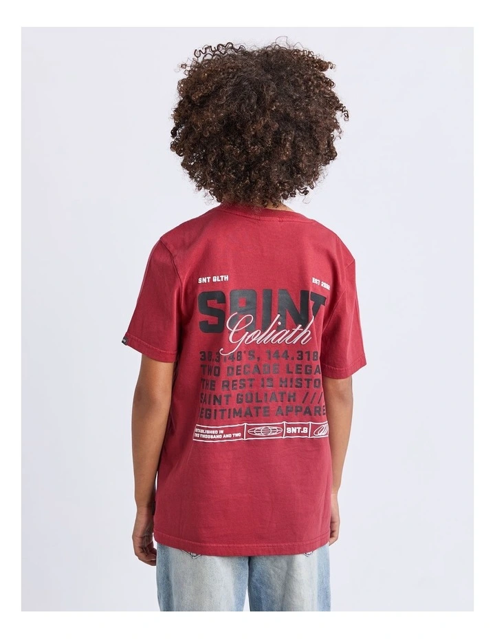 Upside Tee (8-16 Years) in Red image 2