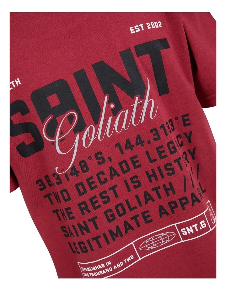 Upside Tee (8-16 Years) in Red image 7