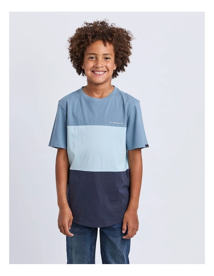 STG Splice Tee (8-16 Years) in Blue image 1