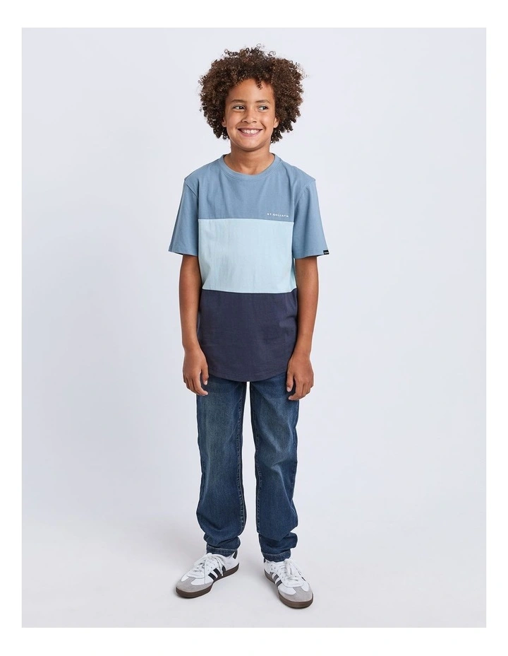 STG Splice Tee (8-16 Years) in Blue image 3