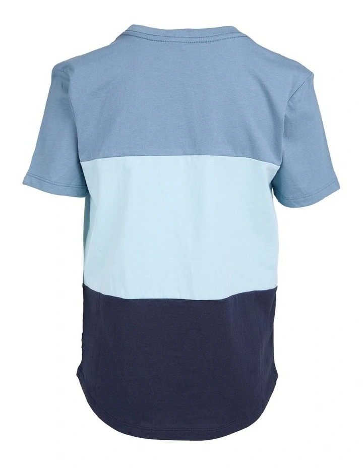 STG Splice Tee (8-16 Years) in Blue image 6