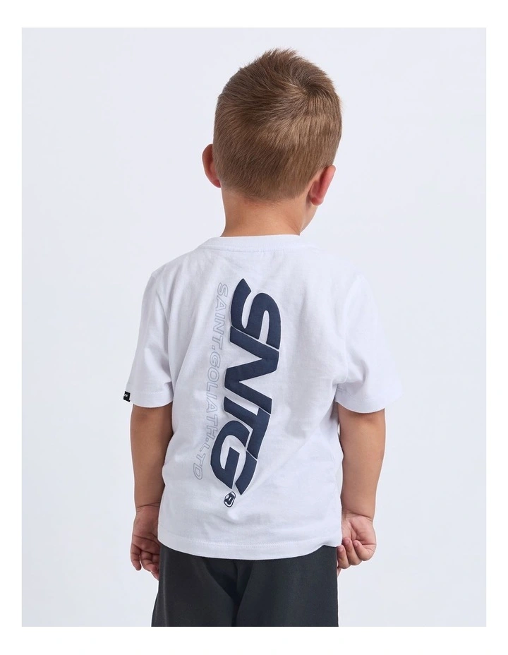 Challenger Tee (3-7 Years) in White image 2