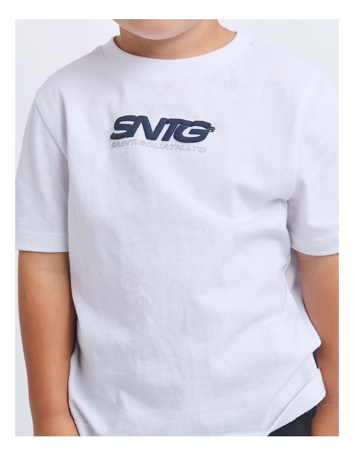Challenger Tee (3-7 Years) in White image 4