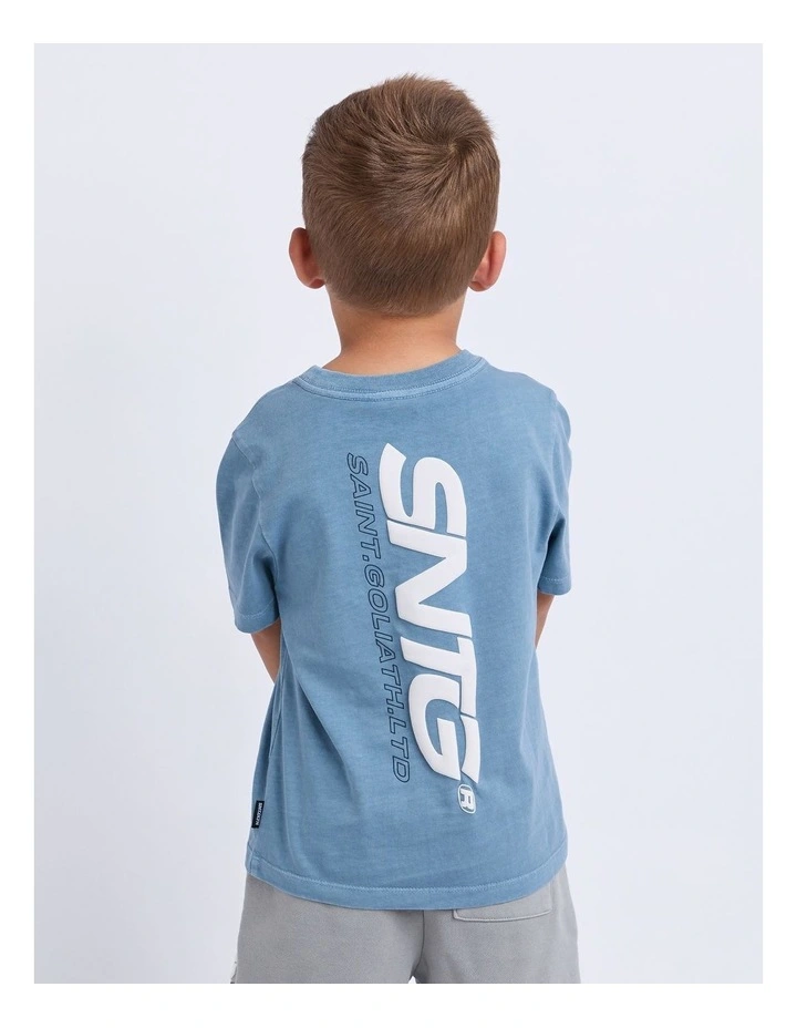 Challenger Tee (3-7 Years) in Blue image 2