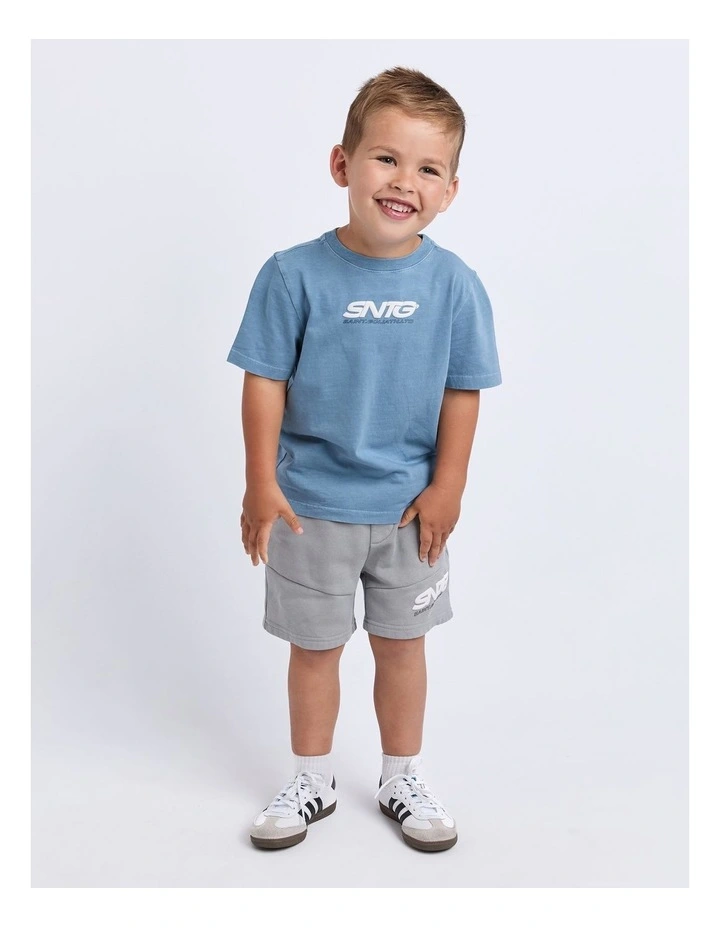 Challenger Tee (3-7 Years) in Blue image 3