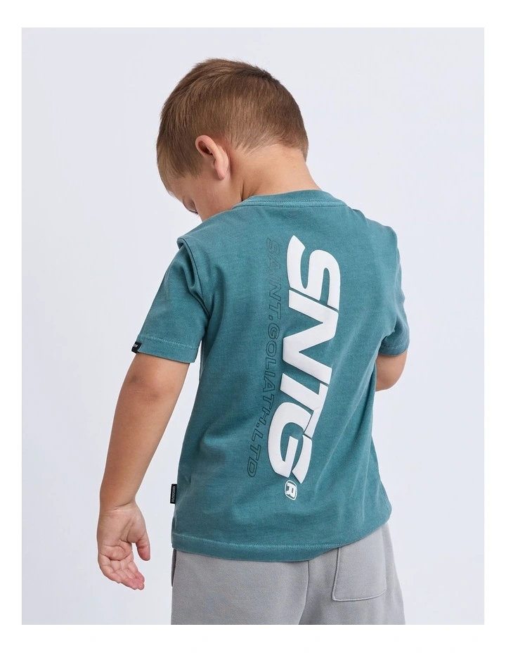 Challenger Tee (3-7 Years) in Green image 2