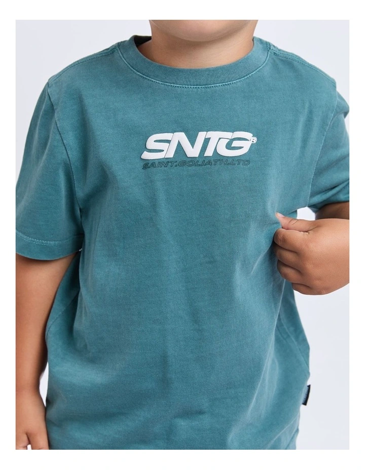 Challenger Tee (3-7 Years) in Green image 4