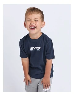Challenger Tee (3-7 Years) in Blue