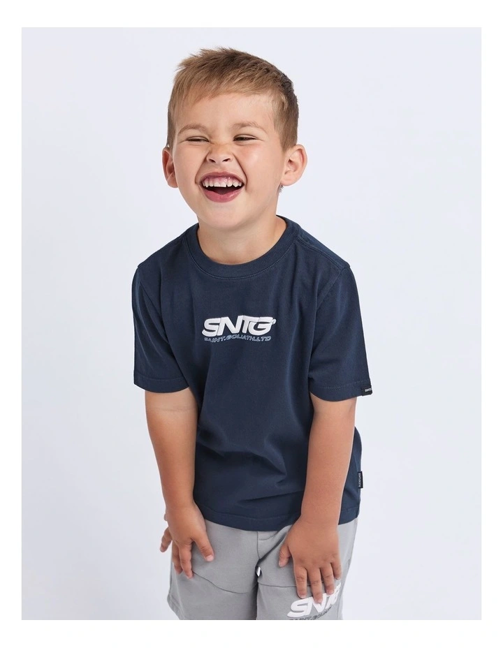 Challenger Tee (3-7 Years) in Blue image 1