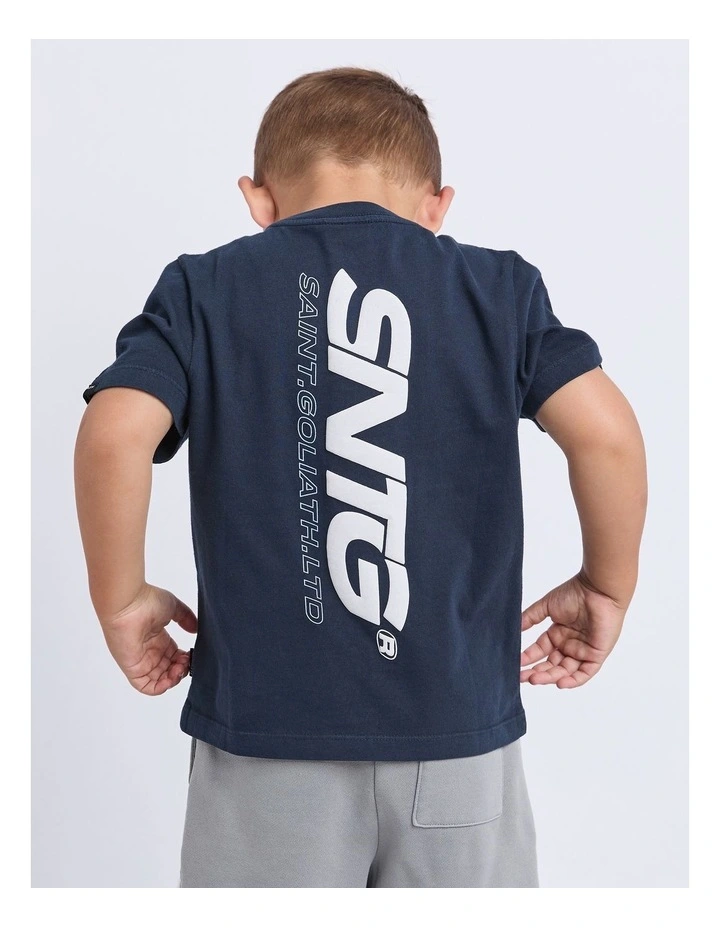 Challenger Tee (3-7 Years) in Blue image 2