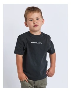 Foiled Tee (3-7 Years) in Black