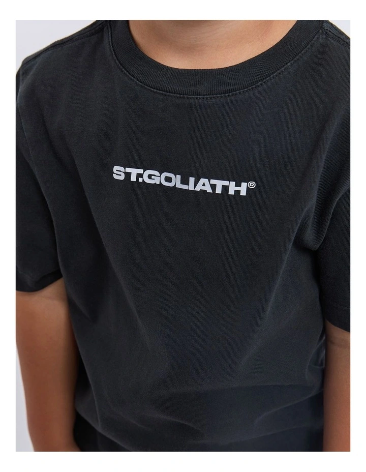 Foiled Tee (3-7 Years) in Black image 4