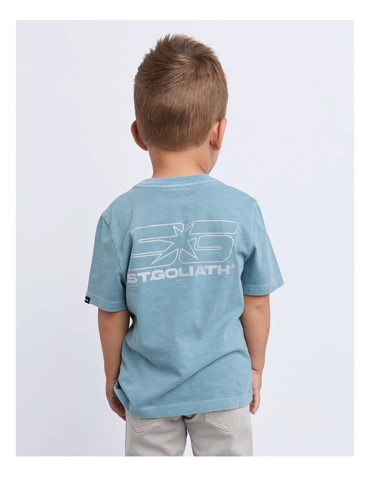 Foiled Tee (3-7 Years) in Blue image 2