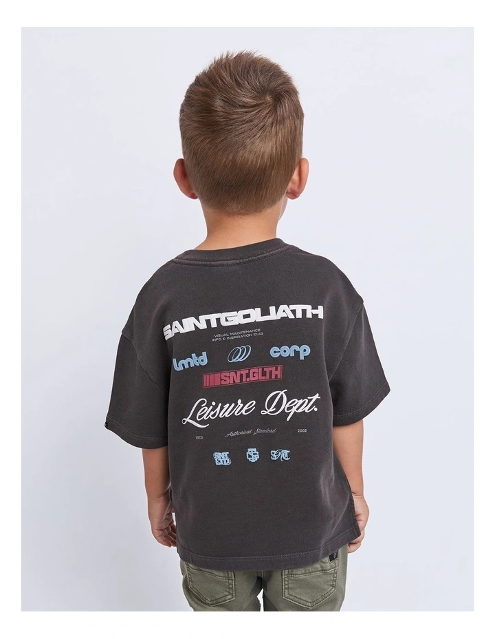 Road Trip Tee (3-7 Years) in Black image 2