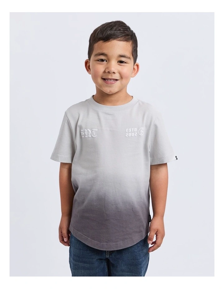Two-Tone Tee (3-7 Years) in Grey image 1