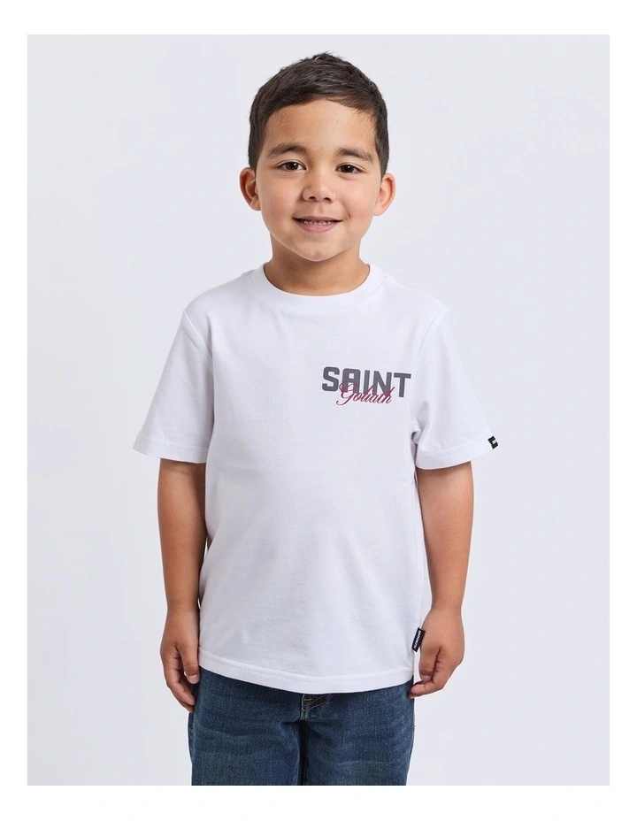 Upside Tee (3-7 Years) in White image 1