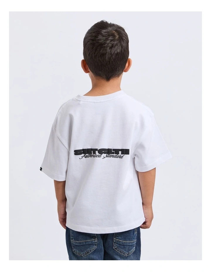 Easy Tee (3-7 Years) in White image 2