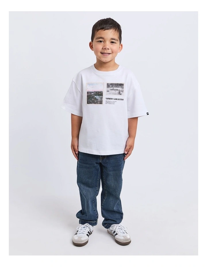 Easy Tee (3-7 Years) in White image 3