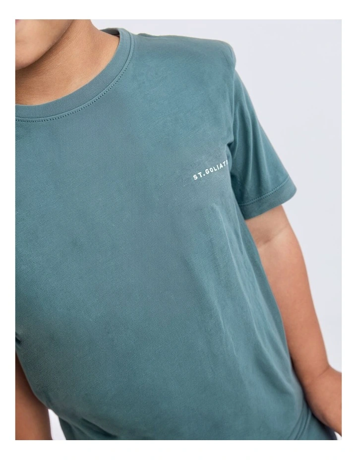 Essential Tee (3-7 Years) in Green image 4