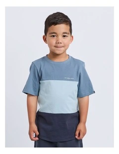 Splice Tee (3-7 Years) in Blue