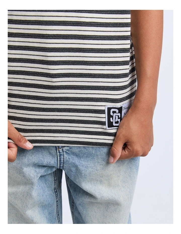 Half-Pipe Tee (8-16 Years) in White image 4